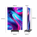 ABXING Tri-Fold LED Poster Display P1.25 P1.5 P1.86 P2.0 P2.5 | Portable Dual-Sided Digital Signage - Image 7