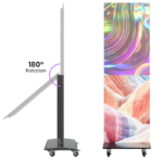 ABXING FS GOB Indoor Foldable Poster LED Display P1.25 P1.5 P1.86 P2.0 P2.5 | Ultra-Slim & Portable Foldable Advertising Poster LED Screen - Image 7